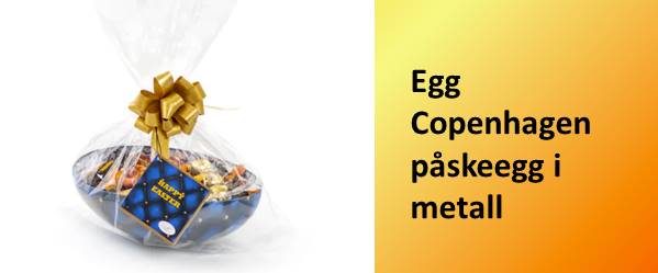 Egg Copenhagen påskeegg i metall