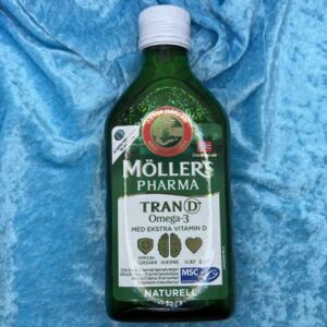 Møller's Tran D+ Naturell 250 ml flaske