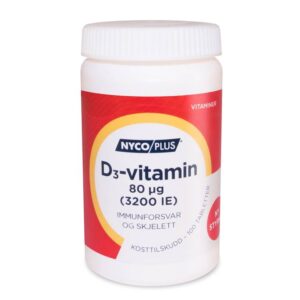 Nycoplus D3-Vitamin 80 µg 100 tabletter