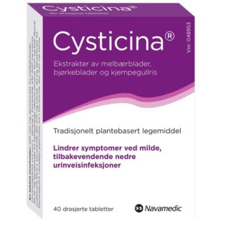 Cysticina Urinveisinfeksjoner 40 tabletter