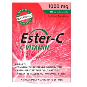 Ester-C C-Vitamin 1000 mg 60 tabletter