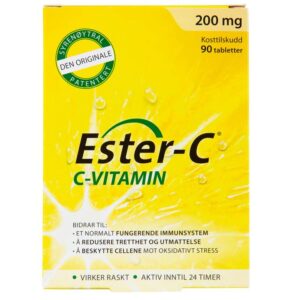 Ester-C C-Vitamin 200 mg 90 tabletter