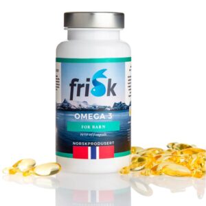 Frisk Omega 3 for Barn 60 kapsler