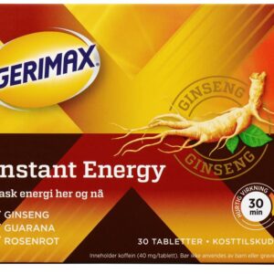 Gerimax Instant Energi 30 tabletter