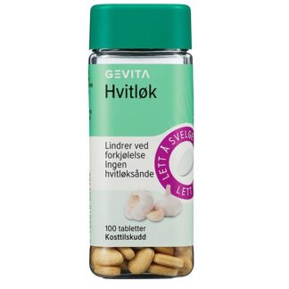 Gevita Hvitløk 100 tabletter
