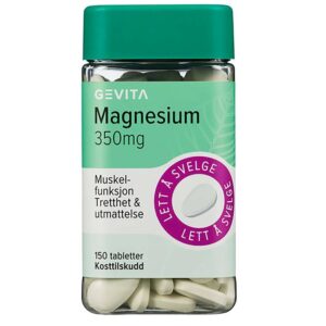 Gevita Magnesium 350 mg 150 tabletter