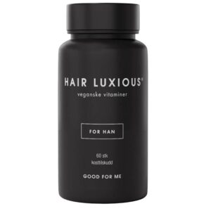 Hair Luxious Veganske Vitaminer for Han 60 tabletter