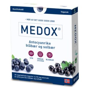 Medox Antocyaner 80 mg 30 kapsler