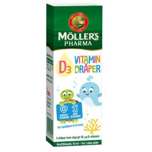 Møllers Pharma D3 Vitamin Dråper 10 ml