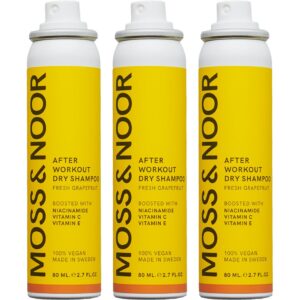 Moss & Noor After Workout Dry Shampoo Pocket Size 3 pack - 240 ml 7350103700387