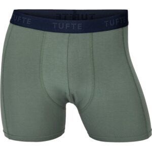 Tufte Mens SoftBoost Boxer Briefs Laurel Wreath / Navy Blazer L 7071812164894