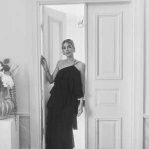 Andrea Norrman X Bubbleroom Andrea Flounce Maxi Skirt Black 44