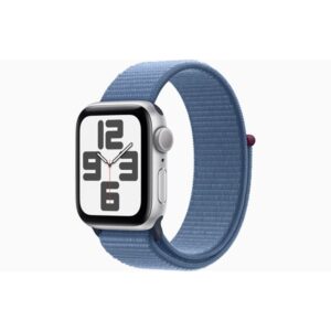 Apple Watch SE (2023) GPS 40mm - Silver Aluminium Case with Winter Blue Sport Loop