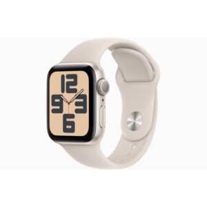 Apple Watch SE (2023) GPS 40mm - Starlight Aluminium Case with Starlight Sport Band - M/L
