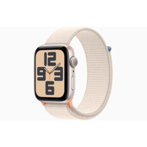 Apple Watch SE (2023) GPS 44mm - Starlight Aluminium Case with Starlight Sport Loop