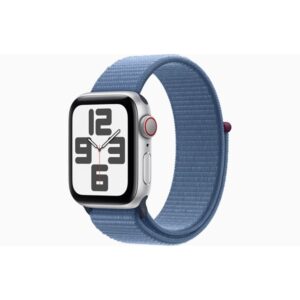 Apple Watch SE (2023) GPS + Cellular 40mm - Silver Aluminium Case with Winter Blue Sport Loop
