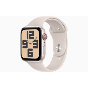 Apple Watch SE (2023) GPS + Cellular 44mm - Starlight Aluminium Case with Starlight Sport Band - M/L