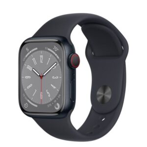 Apple Watch Series 8 GPS + Cellular 41mm Midnight Aluminium Case with Midnight Sport Band