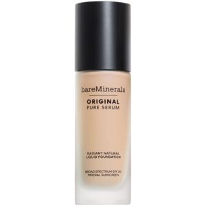 bareMinerals ORIGINAL Pure Serum Radiant Nautral Liquid Foundation Mineral SPF 20 Fair Cool 2 - 30 ml