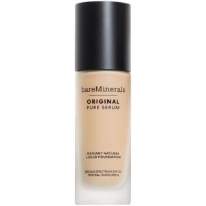 bareMinerals ORIGINAL Pure Serum Radiant Nautral Liquid Foundation Mineral SPF 20 Fair Neutral 2 - 30 ml