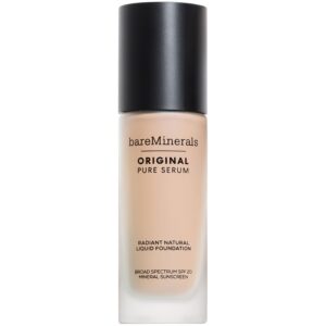 bareMinerals ORIGINAL Pure Serum Radiant Nautral Liquid Foundation Mineral SPF 20 Fair Cool 1 - 30 ml