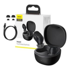Baseus Wireless Earphones Encok True WM01 (Black)
