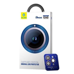 Blueo Sapphire Crystal Stainless Steel Camera Lens Protector - purple - iPhone 14 Pro/14 Pro Max