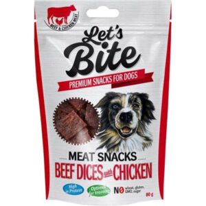 Brit Lets Bite Meat Snacks Beef w. Chicken 80g