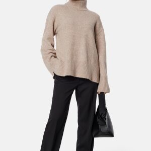 BUBBLEROOM Betina Turtleneck Sweater Beige melange M