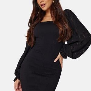 BUBBLEROOM Jayla smock dress Black 4XL