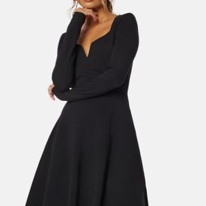 BUBBLEROOM Rudina Skater Dress Black S