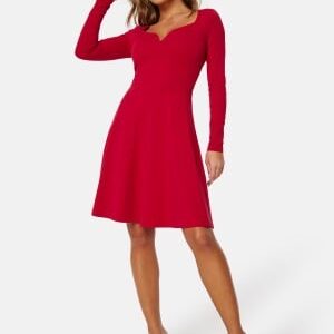 BUBBLEROOM Rudina Skater Dress Red S