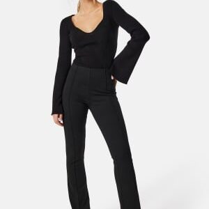 BUBBLEROOM Soft Suit Flared Trousers Black S