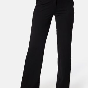 BUBBLEROOM Soft Suit Straight Trousers Petite Black S