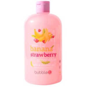 BubbleT Banana & Strawberry Smoothie Bath & Shower Gel 500 ml