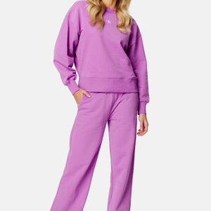 Calvin Klein Jeans Micro Monologo Straight Pants VDR Iris Orchid XS