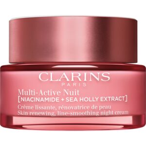 Clarins Multi-Active Nuit Skin Renewing, Line-Smoothing Night Cream for All Skin Types - 50 ml