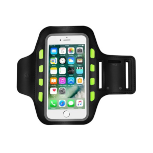 ConnecTech sports armband with LED light for smartphone. Black