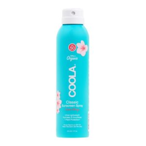 COOLA Classic Spray SPF 50 Solspray som fukter huden, vann- og svetteresistent, lukt av mango, 148ml - 148 ml