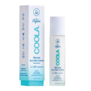 COOLA Mineral Sun Silk Creme SPF30 Mineralkrem med solfaktor, beskytter også mot blått lys og forurensning, 44ml - 44 ml
