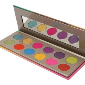 Emma Ellingsen Beauty Color Crush Palette Fargesprakende øyenskyggepalett, tolv høypigmenterte fargetoner