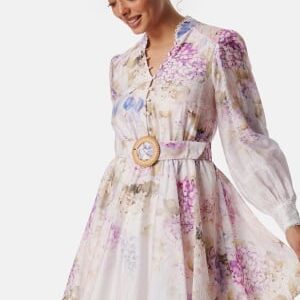 FOREVER NEW Vienna Trim Detail Skater Dress Floral 36