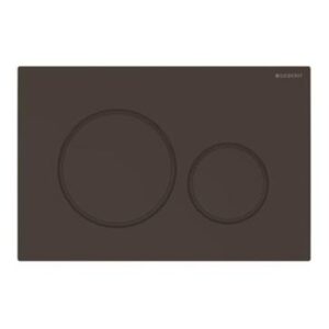 Geberit sigma20 actuator plate 246 x 164 x 12 mm dull black/black easy-to-clean-coated