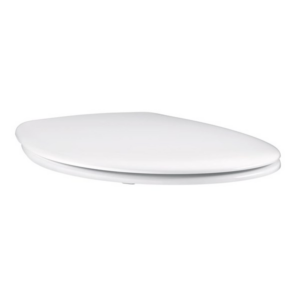 Grohe Bau Ceramic toilet seat with soft-close and quick release, white