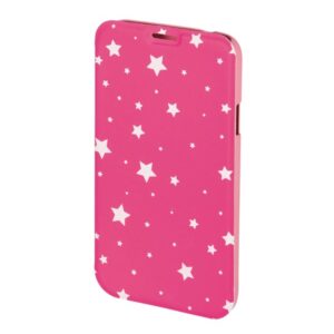 Hama "Luminous Stars" Booklet Case for Apple iPhone 6/6s pink/white