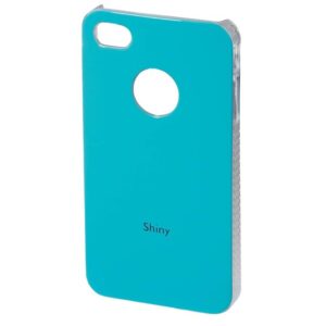 Hama "Shiny" Mobile Phone Cover for Apple iPhone 4/4S light turquoise