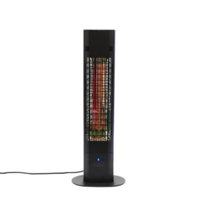 HORTUS Patio heater 1800 W floor model remote control soft touch black