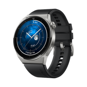 Huawei Watch GT 3 Pro 46mm Active - Titan med svart fluorelastomer-rem