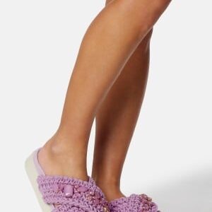 INUIKII Slipper Woven Stones 303 Purple 41