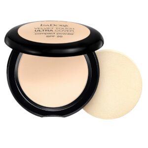 IsaDora Velvet Touch Ultra Cover Compact Powder SPF20 Fair Porcelain - 7.5 g